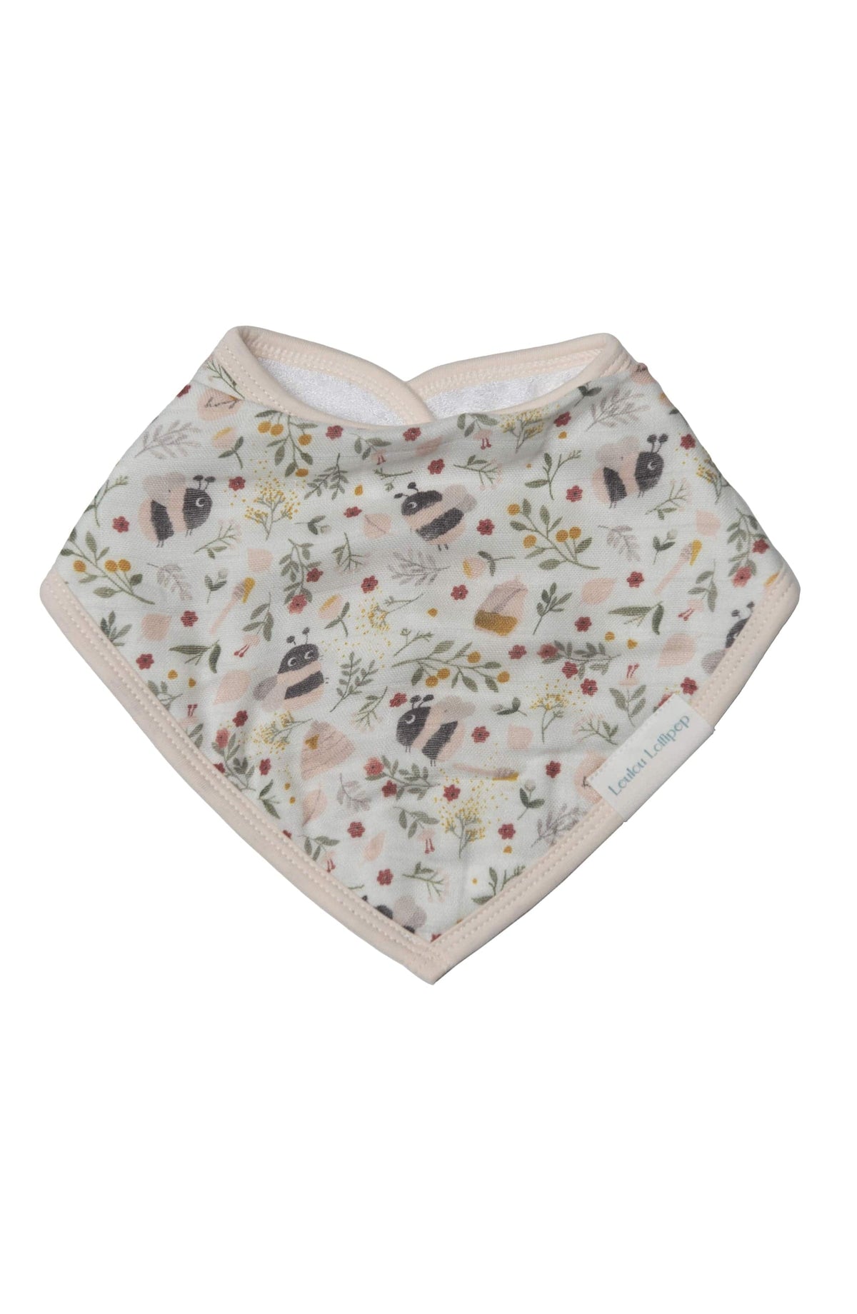 Loulou Lollipop Bandana Baby Bib 2-Pack - Bumble Bees - Image 2