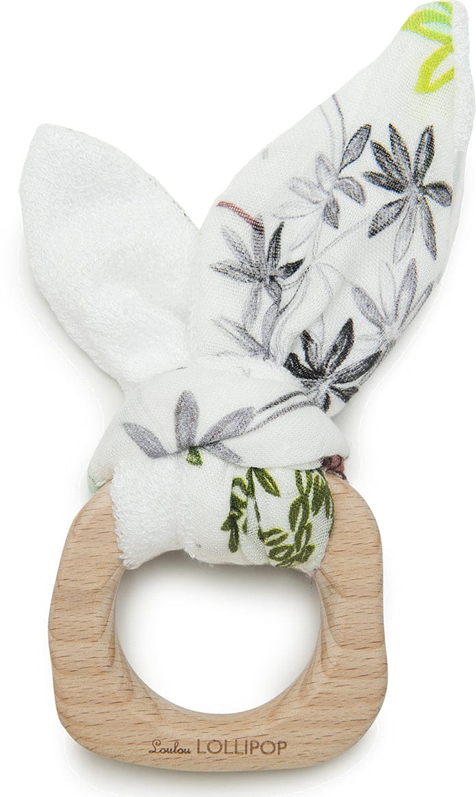 Loulou Lollipop Bunny Ear Teether - Sloth - BETSLOTH