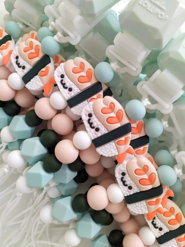 Loulou Lollipop Darling Pacifier Clip - Ebi - DCLIPEBI