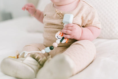 Loulou Lollipop Darling Pacifier Clip - Ebi - DCLIPEBI