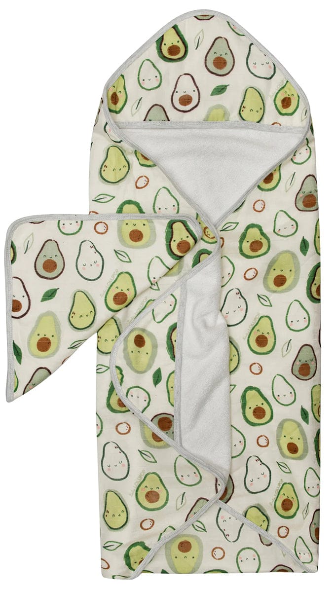 Loulou Lollipop Hooded Towel Set - Avocado - TWAVO