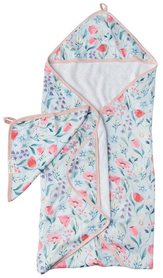 Loulou Lollipop Hooded Towel Set - Bluebell - TWBBL