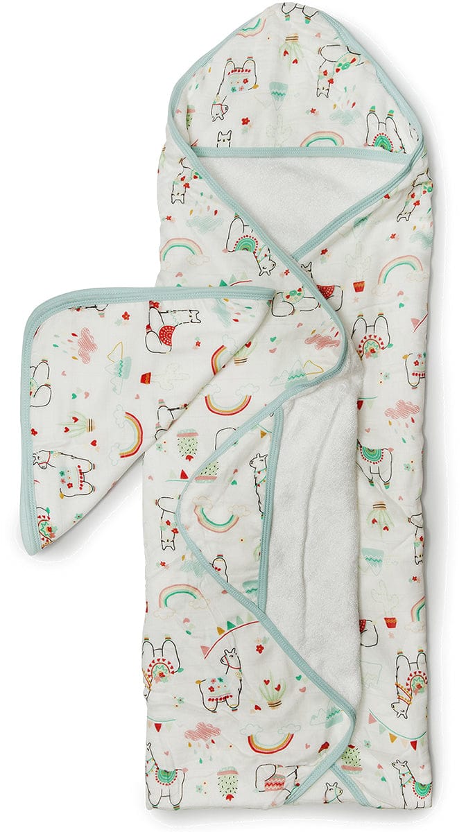 Loulou Lollipop Hooded Towel Set - Llama - HTS-LLAMA