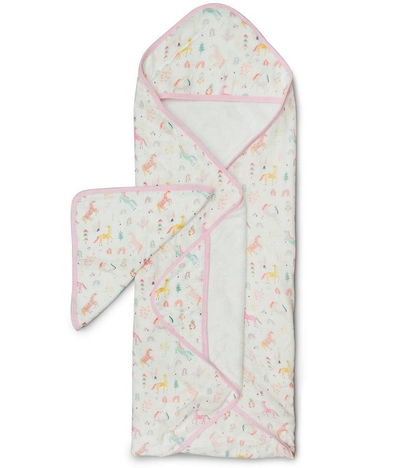 Loulou Lollipop Hooded Towel Set - Unicorn Dream - TWUNICORN