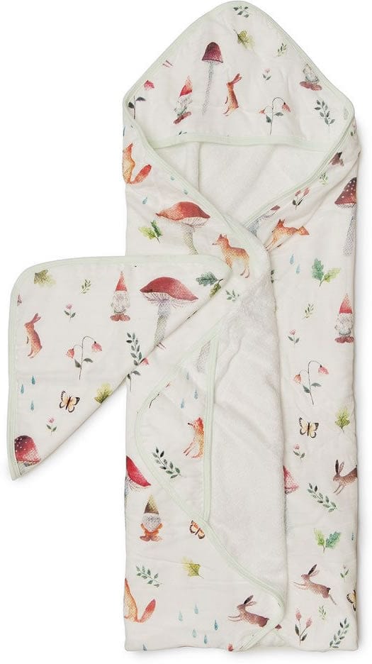Loulou Lollipop Hooded Towel Set - Woodland Gnome - HTS-GNOME