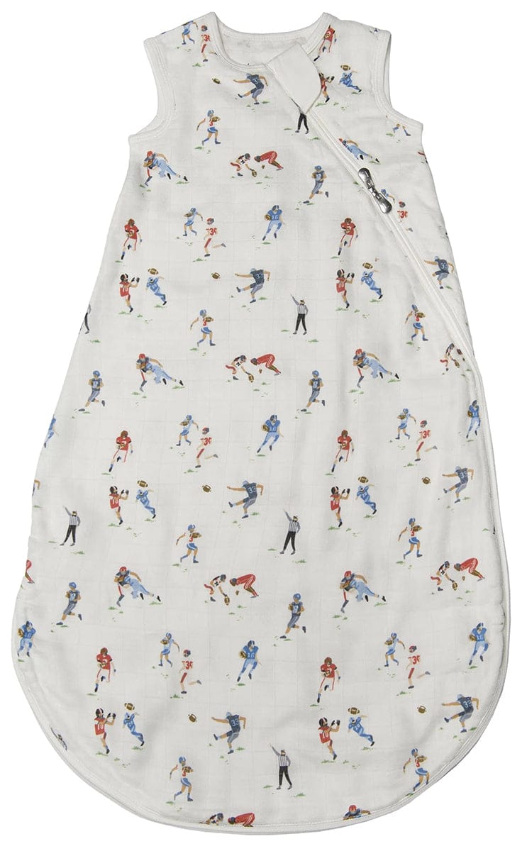 Loulou Lollipop Lightweight Muslin Sleep Bag, 0-6 m - Football - BA9003U-FTB-7