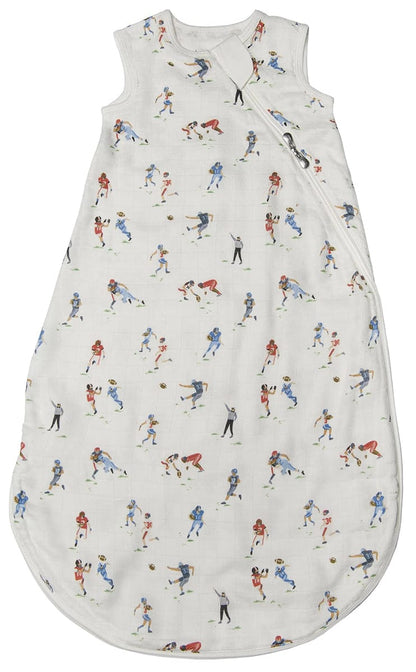 Loulou Lollipop Lightweight Muslin Sleep Bag, 0-6 m - Football - BA9003U-FTB-7