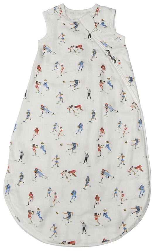 Loulou Lollipop Lightweight Muslin Sleep Bag, 0-6 m - Football - BA9003U-FTB-7