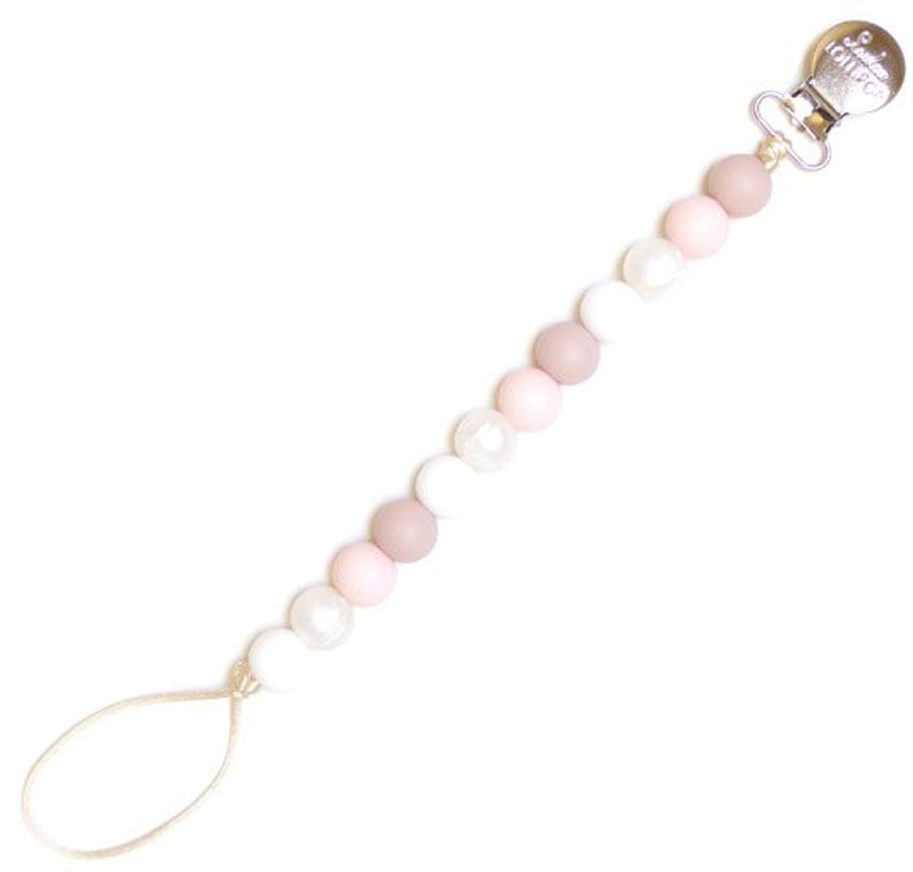 Loulou Lollipop Lolli Soother Holder - Baby Powder - LOLLIBP