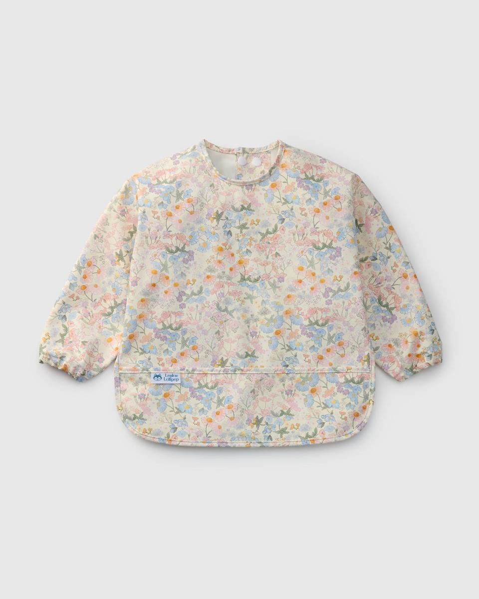 Loulou Lollipop Long Sleeve Bib - English Garden