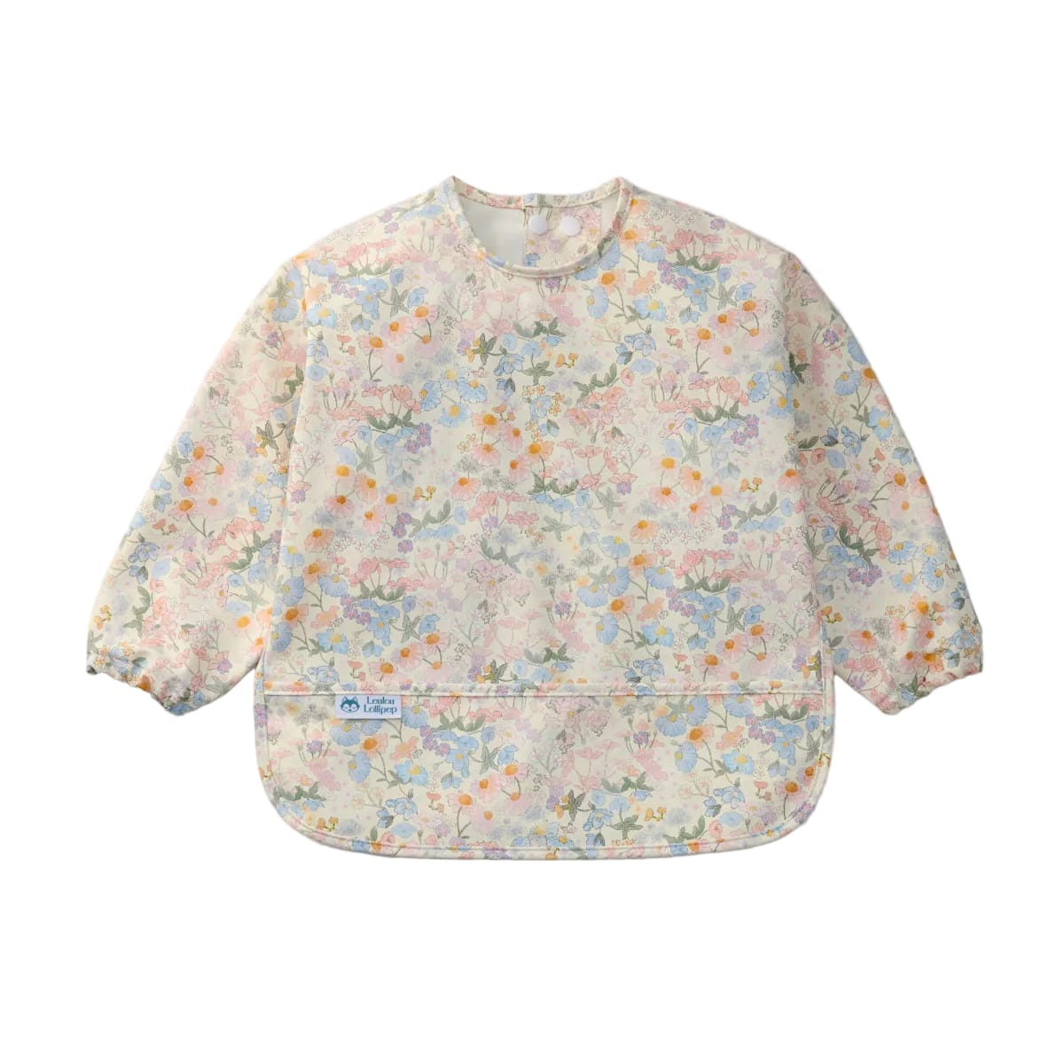 Loulou Lollipop Long Sleeve Bib - English Garden