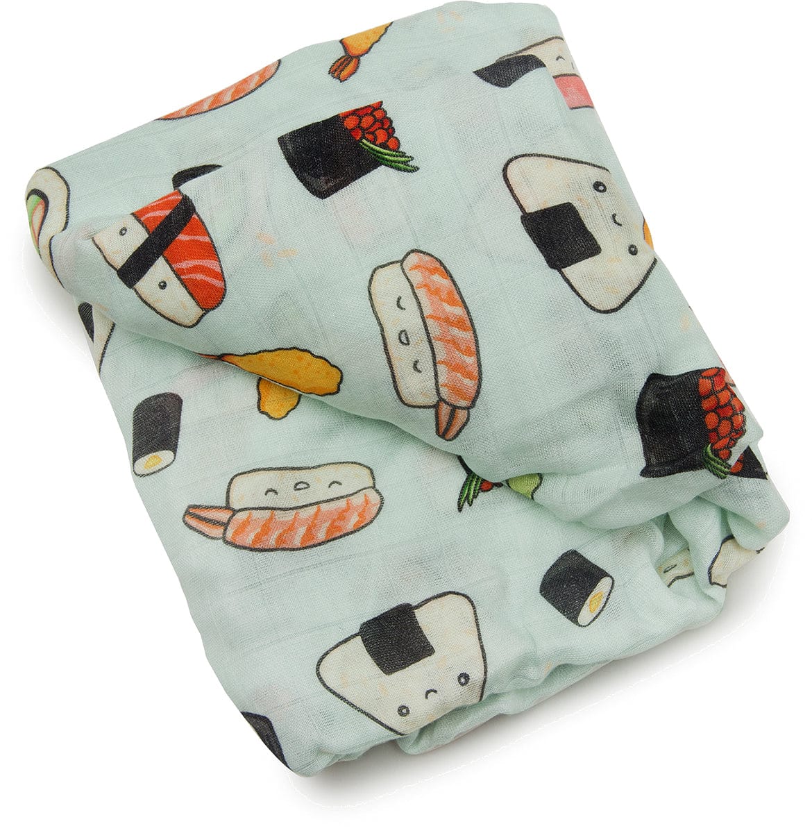 Loulou Lollipop Luxe Fitted Crib Sheet - Sushi - CS-SUSHI