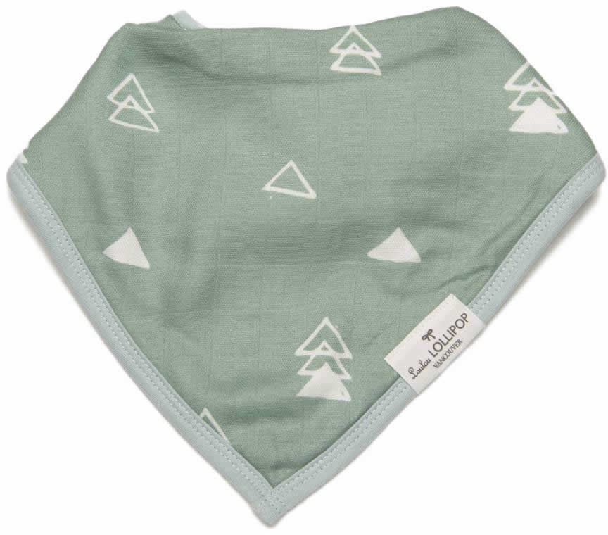 Loulou Lollipop Luxe Muslin Bandana Bib Set - Forest Friends - BIBFORFDS