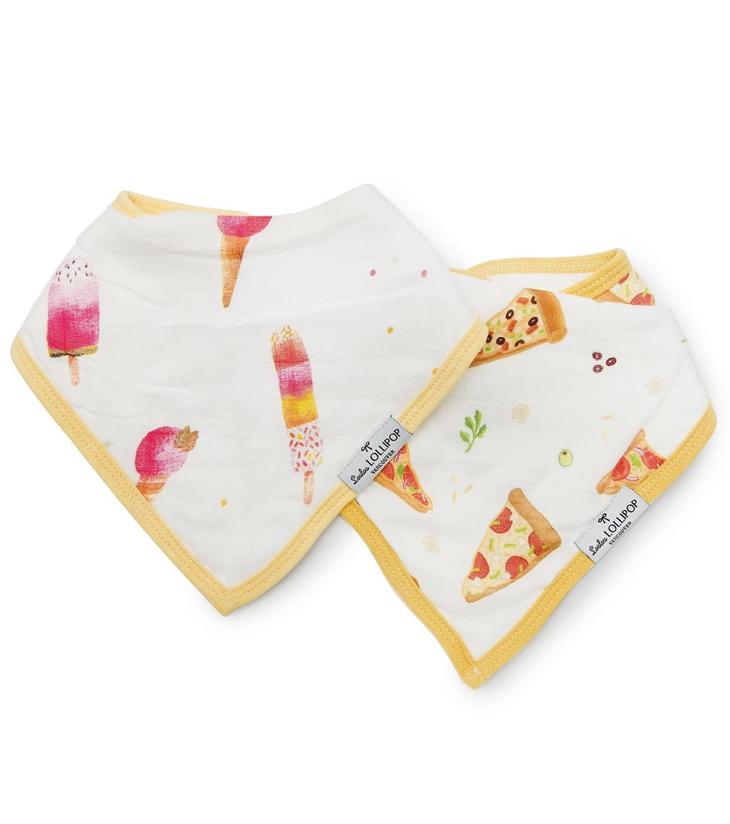 Loulou Lollipop Luxe Muslin Bandana Bib Set - Kawaii 2 - BIB-KAWAII2