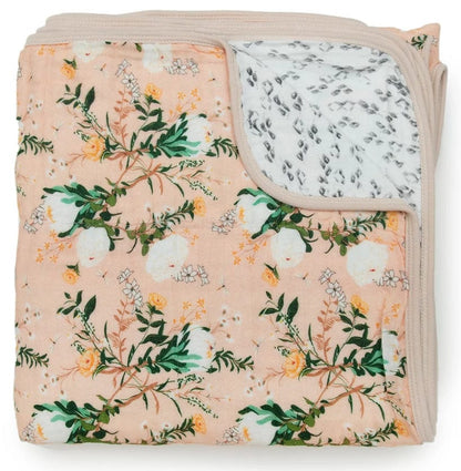 Loulou Lollipop Luxe Muslin Quilt - Blushing Protea - QTPROTEA