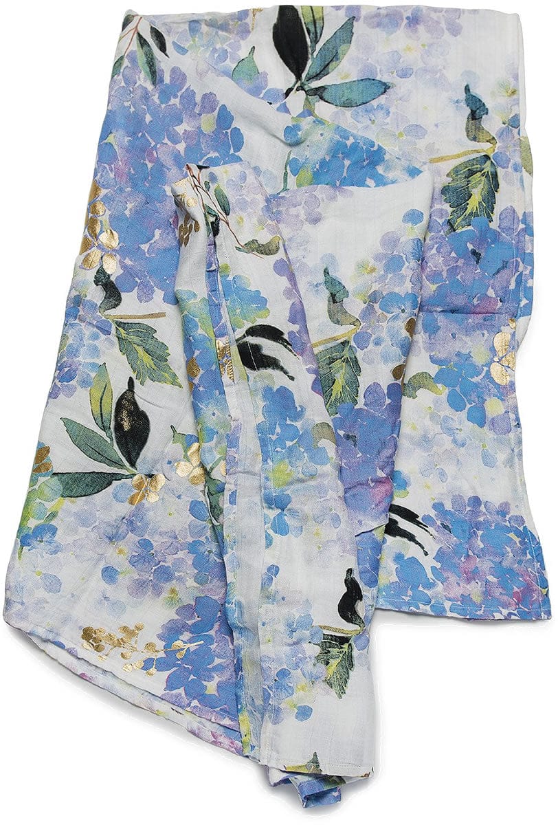 Loulou Lollipop Luxe Muslin Swaddle - Hydrangea - SWHYDRA