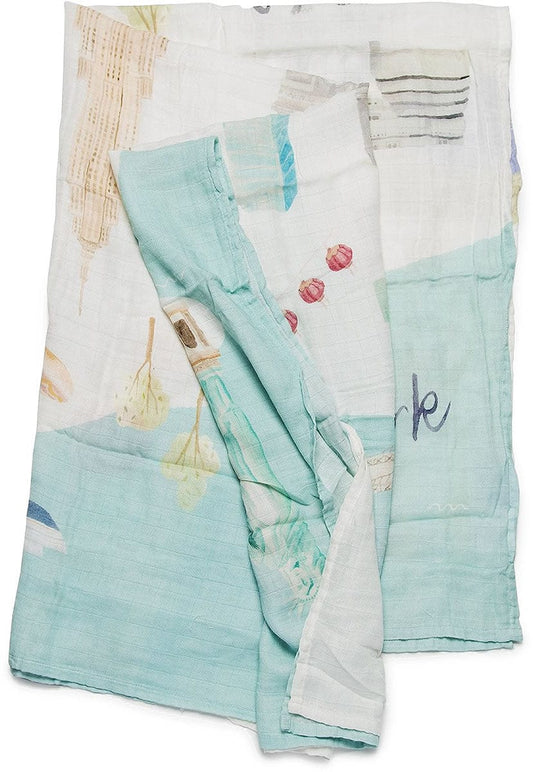 Loulou Lollipop Luxe Muslin Swaddle - New York - SWNYC