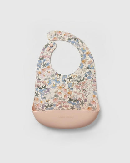 Loulou Lollipop Silicone Bib Printed - English Garden