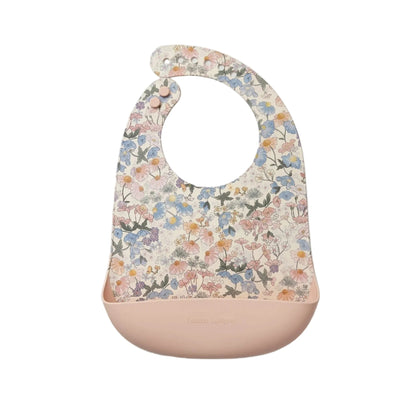 Loulou Lollipop Silicone Bib Printed - English Garden