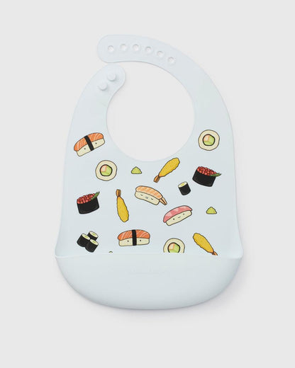 Loulou Lollipop Silicone Bib Printed - Sushi