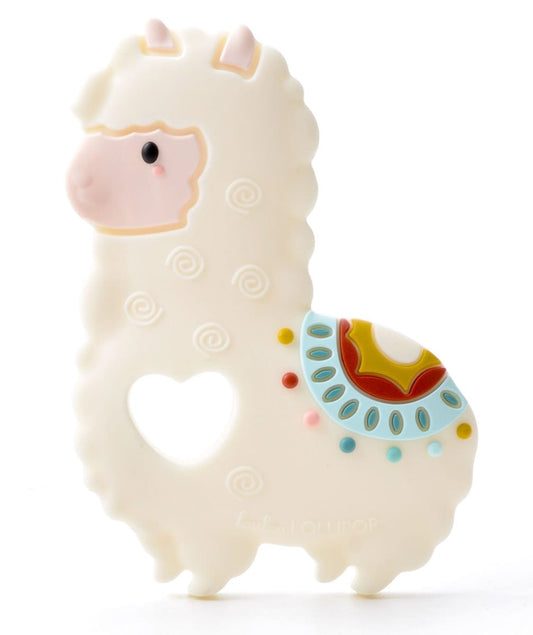 Loulou Lollipop Silicone Teether - Llama - LLAMA
