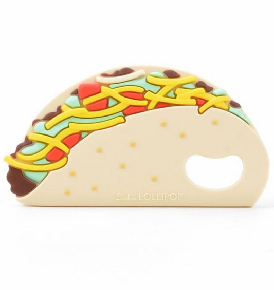 Loulou Lollipop Silicone Teether - Taco - TACO
