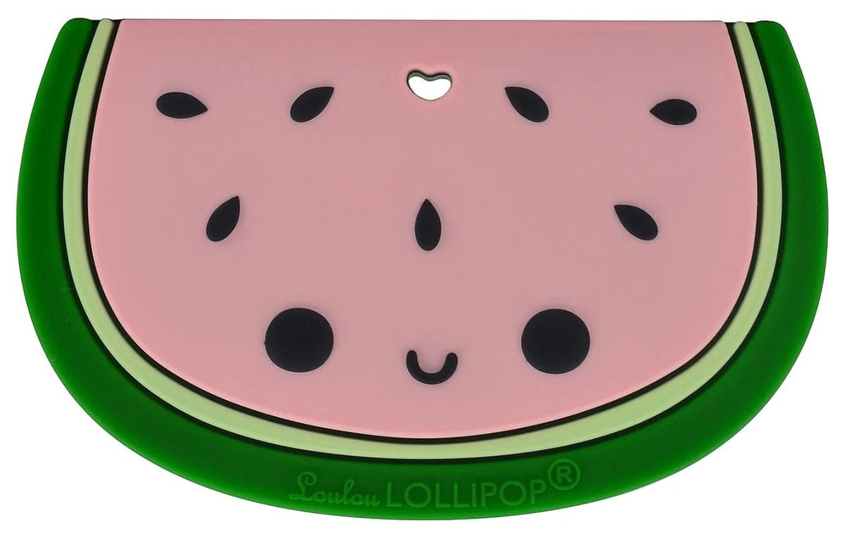 Loulou Lollipop Silicone Teether - Watermelon - WMELON