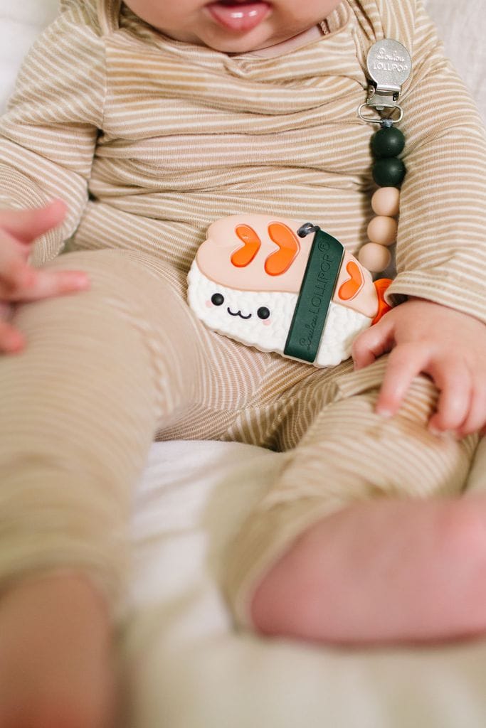 Loulou Lollipop Silicone Teether with Clip - Ebi - EBISET