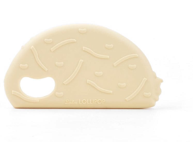 Loulou Lollipop Silicone Teether with Clip - Taco - TACOSET