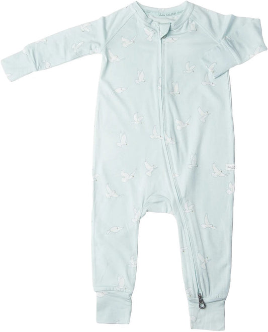 Loulou Lollipop Sleeper in TENCEL - Peace Dove (12-18 M) - BA1002UB-PDV-4
