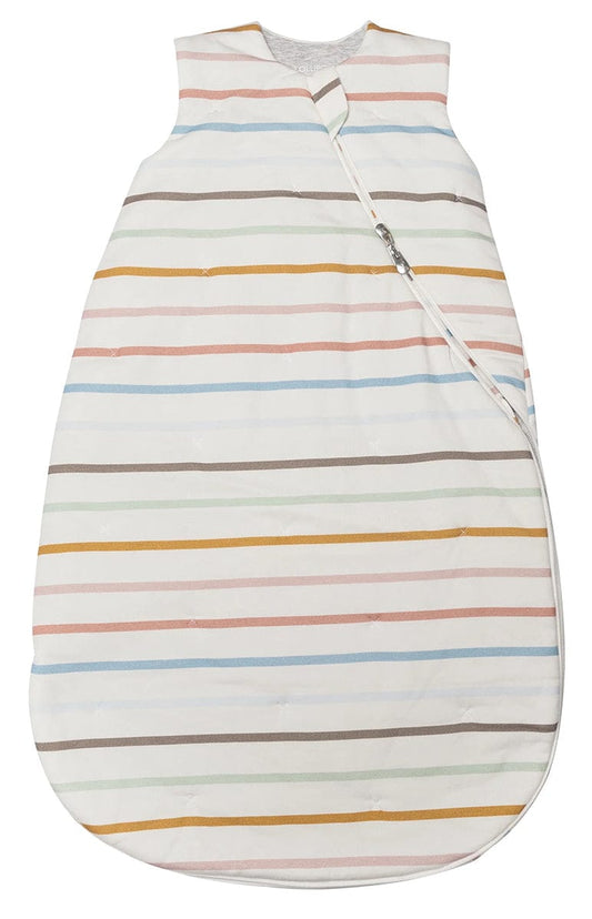 Loulou Lollipop SS23 TENCEL Sleep Bag 1.0 Tog - Pastel Stripes (0-6 M) - BA9004U.PST.7