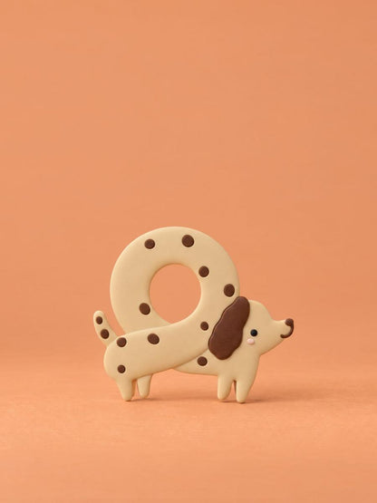Loulou Lollipop Teether Single - Pretzel Dog