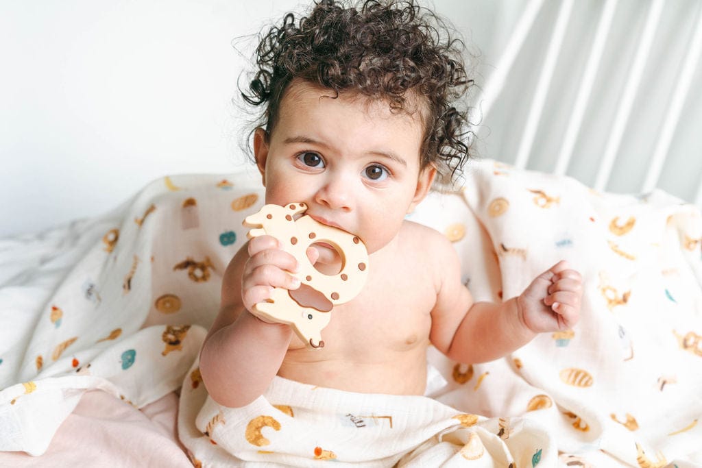 Loulou Lollipop Teether Single - Pretzel Dog - Image 2