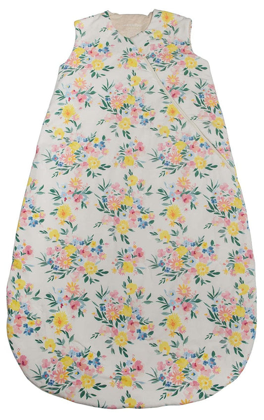 Loulou Lollipop TENCEL Sleep Bag 2.5 Tog, 18-36 Months - Floral Bouquet - BA9005U-FBQ19
