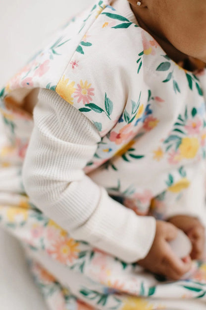 Loulou Lollipop TENCEL Sleep Bag 2.5 Tog, 6-18 Months - Floral Bouquet - BA9005U-FBQ-18