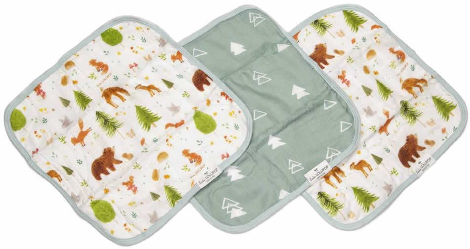 Loulou Lollipop Washcloth Set - Forest Friends - WASHFORFDS