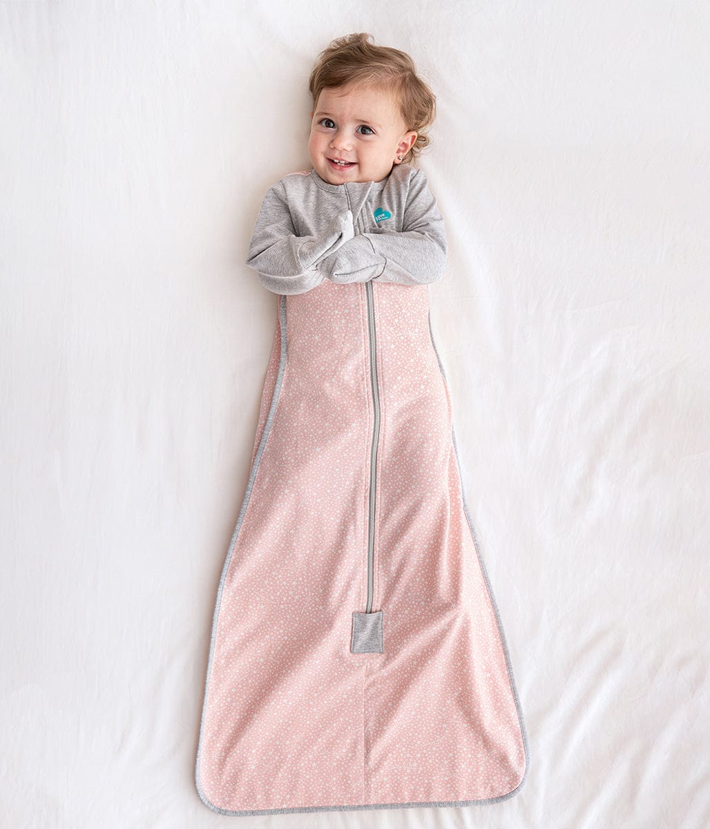 Love To Dream Long Sleeve Sleep Bag Original Cotton Moderate, 18-36 M - Stardust Dusty Pink - L31-01-242-DPK-18-36M
