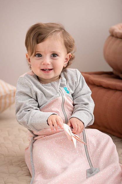Love To Dream Long Sleeve Sleep Bag Original Cotton Moderate, 18-36 M - Stardust Dusty Pink - L31-01-242-DPK-18-36M