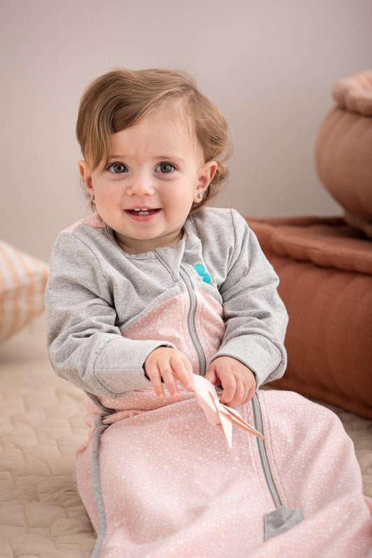Love To Dream Long Sleeve Sleep Bag Original Cotton Moderate, 18-36 M - Stardust Dusty Pink - L31-01-242-DPK-18-36M