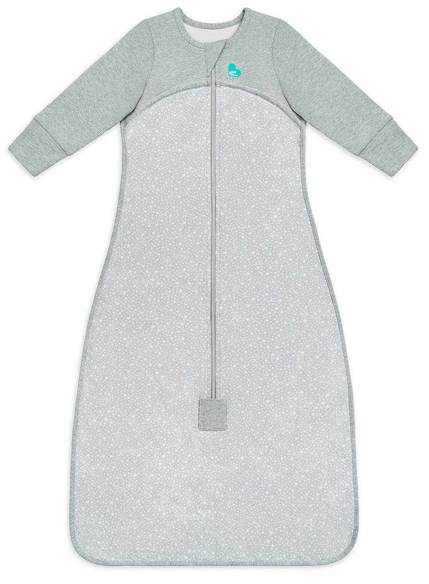 Love To Dream Long Sleeve Sleep Bag Original Cotton Moderate, 6-18 M - Stardust Grey - L31-01-242-GRY-6-18M