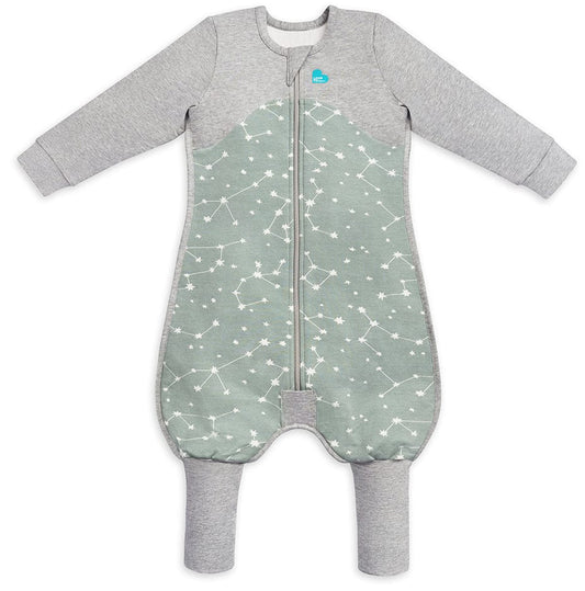 Love To Dream Long Sleeve Sleep Suit Organic Cotton Mild, 12-24 M - Stellar Olive - L41-19-265-OLV-12-24M