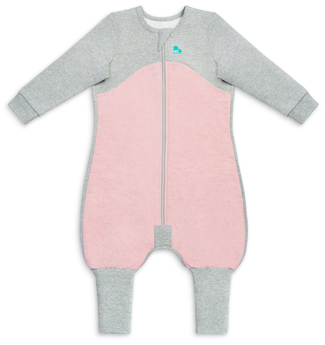 Love To Dream Long Sleeve Sleep Suit Organic Cotton Mild, 6-12 M - Dusty Pink - L41-19-001-DPK-6-12M