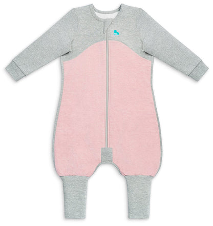 Love To Dream Long Sleeve Sleep Suit Organic Cotton Mild, 6-12 M - Dusty Pink - L41-19-001-DPK-6-12M