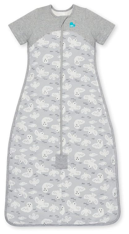 Love To Dream Short Sleeve Sleep Bag Organic Cotton Mild, 18-36 M - Doves Grey - L30-19-250-GRY-18-36M