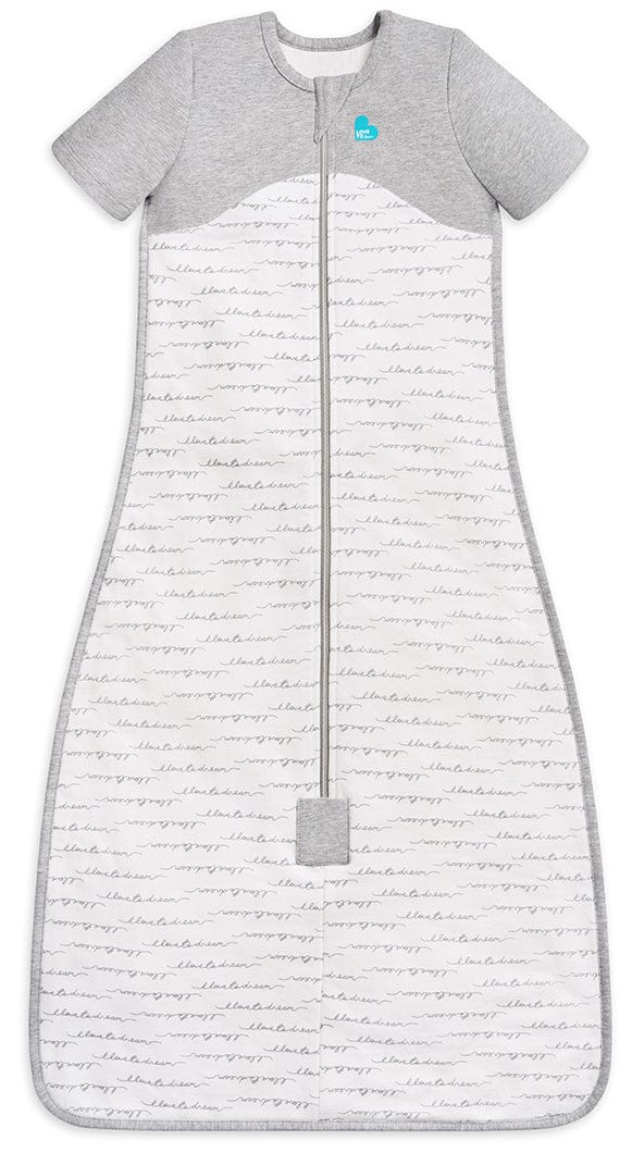 Love To Dream Short Sleeve Sleep Bag Organic Cotton Mild, 6-18 M - Dreamer White - L30-19-247-WHT-6-18M