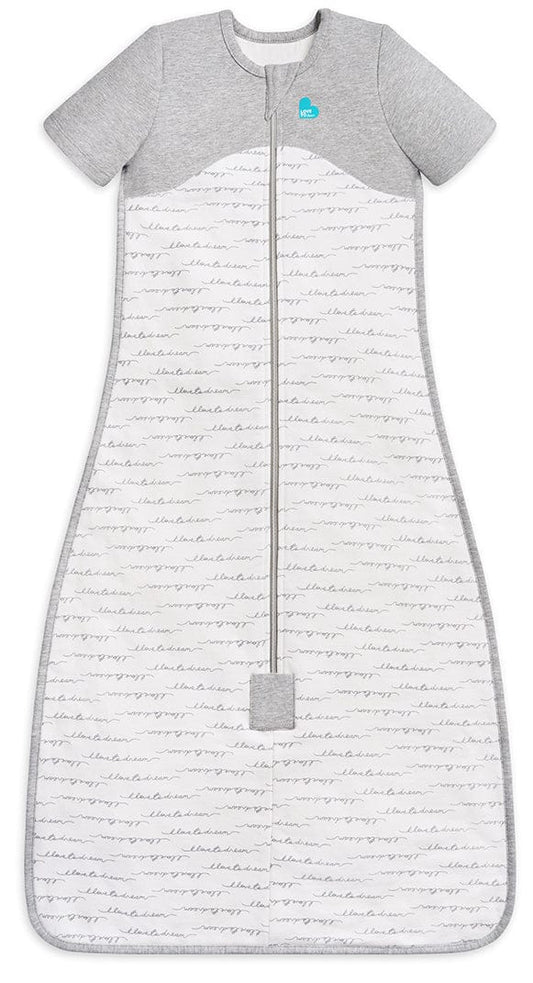 Love To Dream Short Sleeve Sleep Bag Organic Cotton Mild, 6-18 M - Dreamer White - L30-19-247-WHT-6-18M