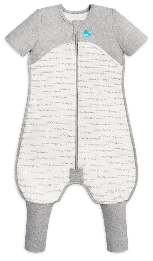 Love To Dream Short Sleeve Sleep Suit Organic Cotton Mild, 24-36 M - Dreamer White - L40-19-247-WHT-24M