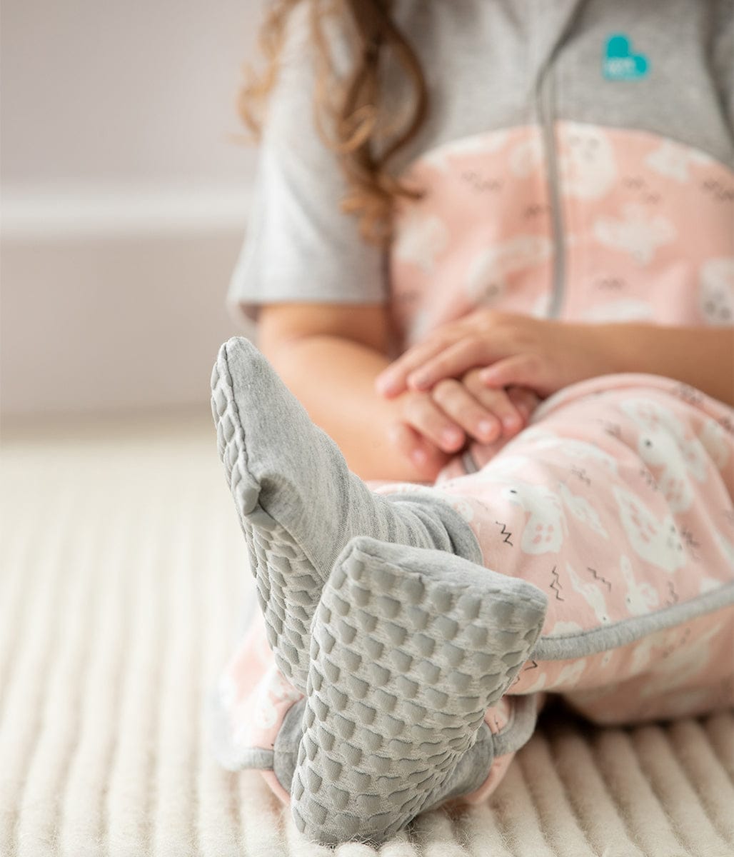 Love To Dream Short Sleeve Sleep Suit Organic Cotton Mild, 6-12 M - Doves Dusty Pink - L40-19-250-DPK-6M