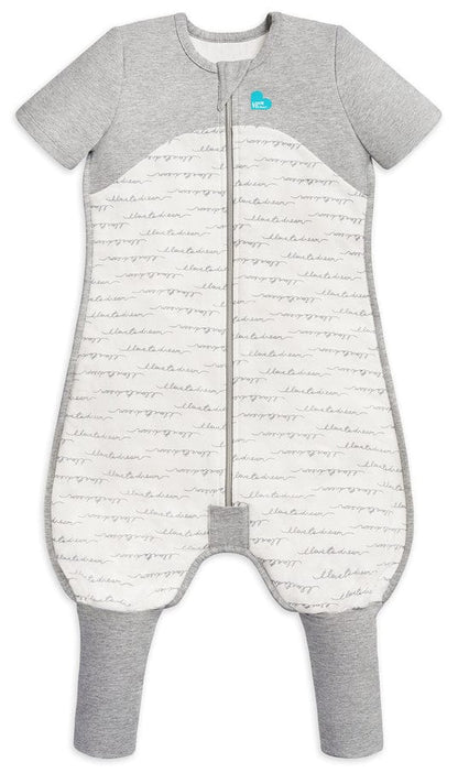 Love To Dream Short Sleeve Sleep Suit Organic Cotton Mild, 6-12 M - Dreamer White - L40-19-247-WHT-6M
