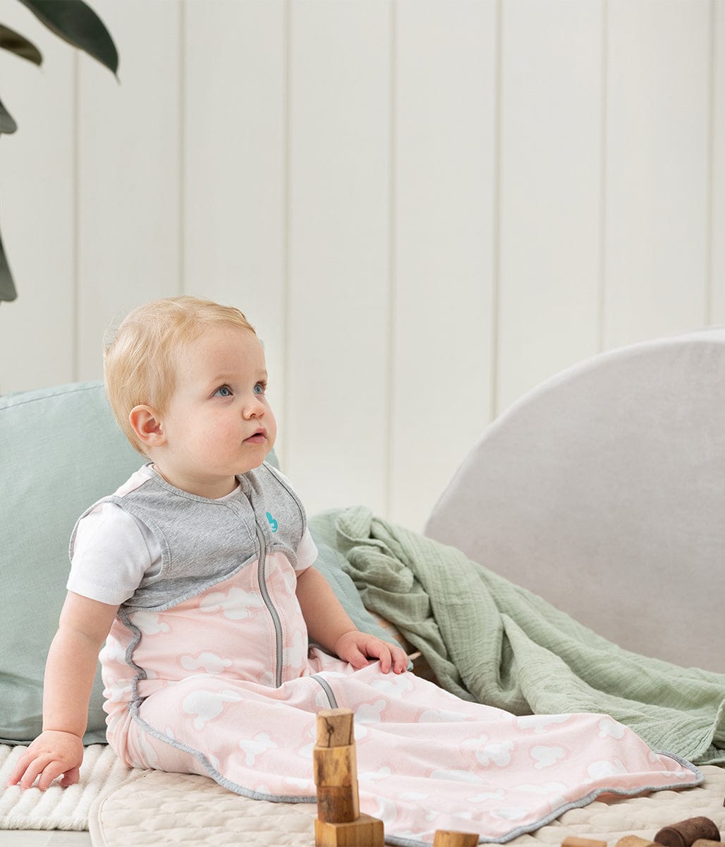 Love To Dream Sleep Bag Organic Cotton Lite .2 TOG, 18-36 M, Daydream Dusty Pink - L30-22-254-DPK-18-36M